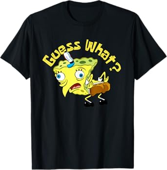 Spongebob Mocking Meme Guess What Chicken Butt Spongebob T-Shirt
