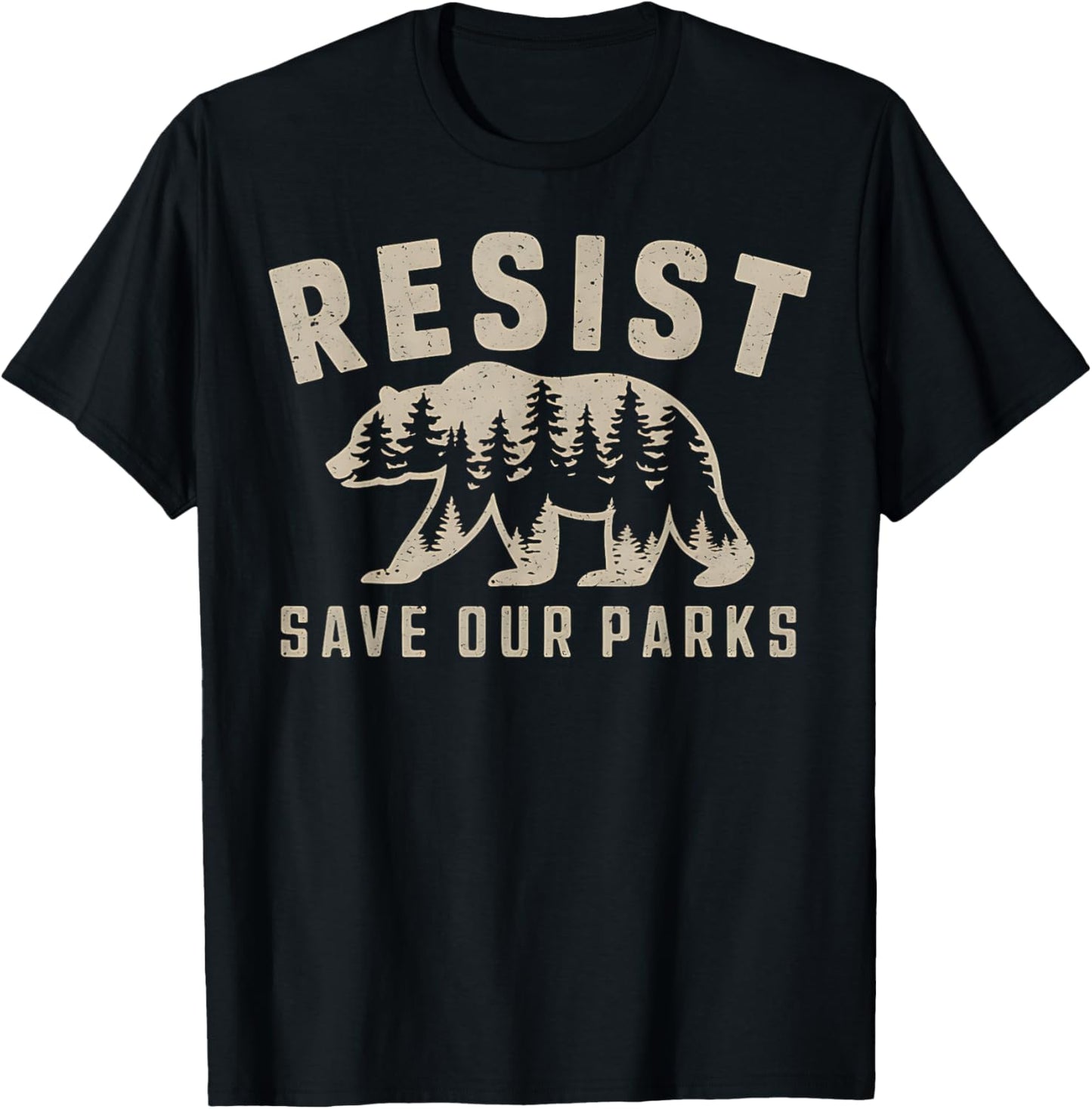 Resist Save Our Parks National Parks Hiking Camping Gift T-Shirt