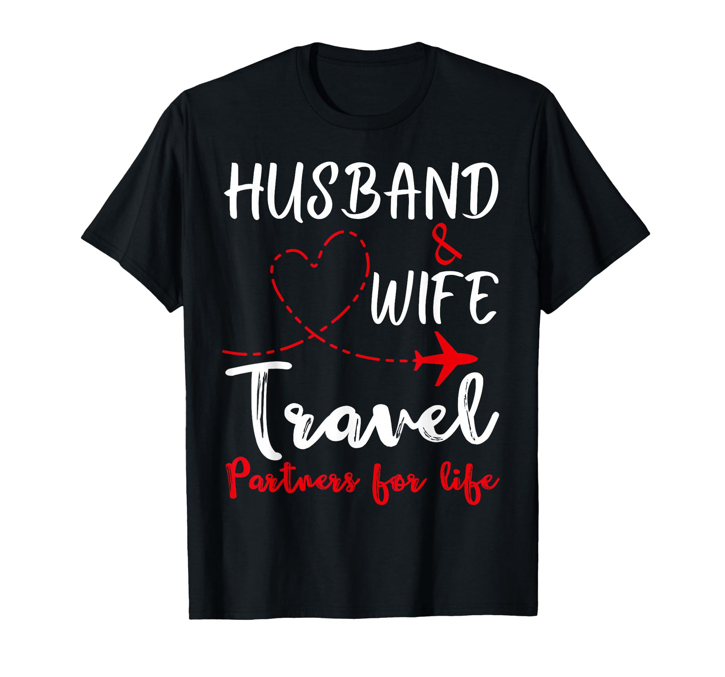 Husband And Wife Travel Partners For Life Couple Matching T-Shirt