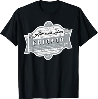 Chicago Pride T-Shirt - Windy City Classic Beer Label T-Shirt