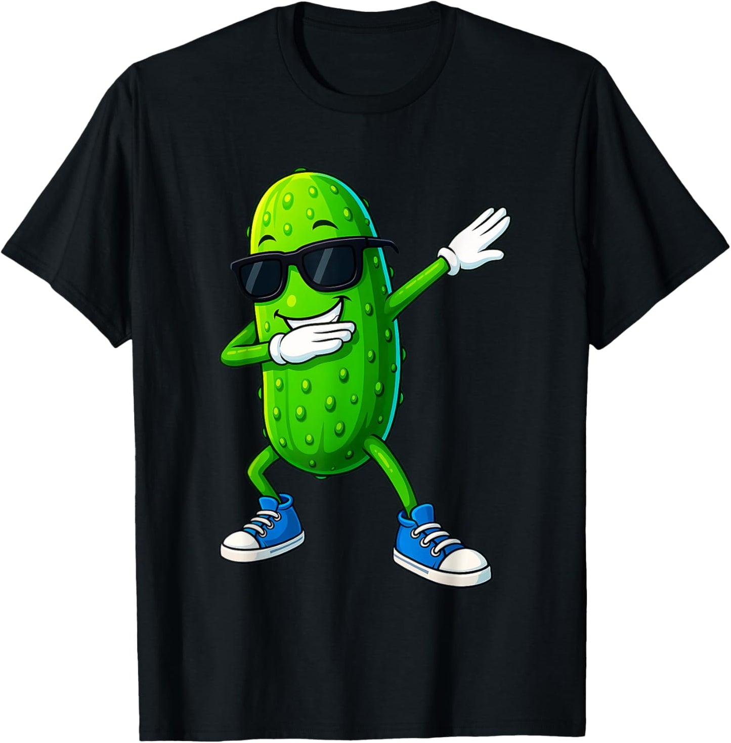 Dabbing Pickle Dancing Cucumber Funny Pickle Lover Boys Girl T-Shirt