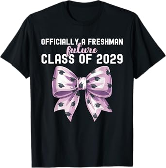 Official Freshman Future Class Of 2029 Of School T-Shirt