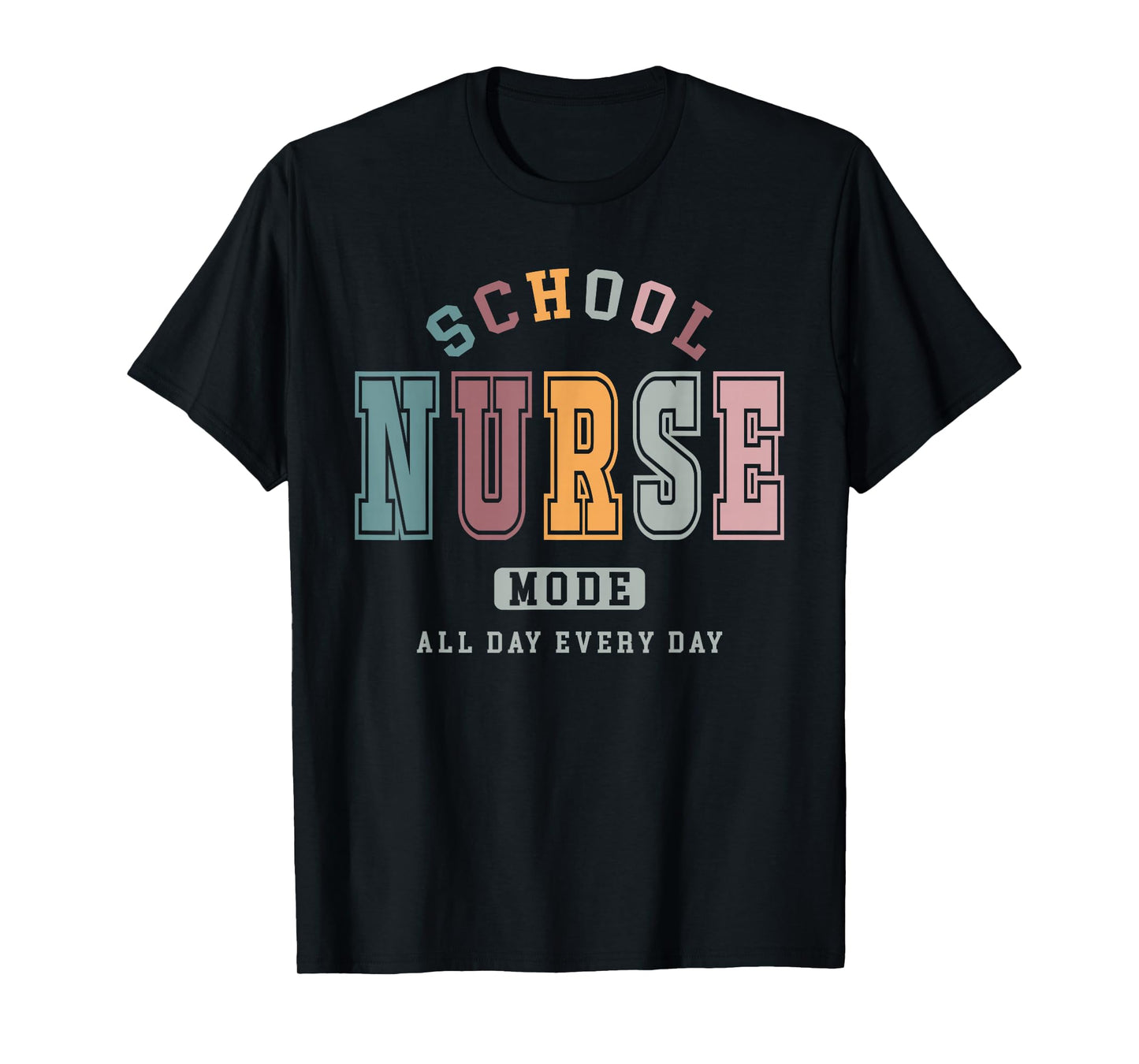 Vintage School Nurse Mode Nursing Life Appreciation Week T-Shirt
