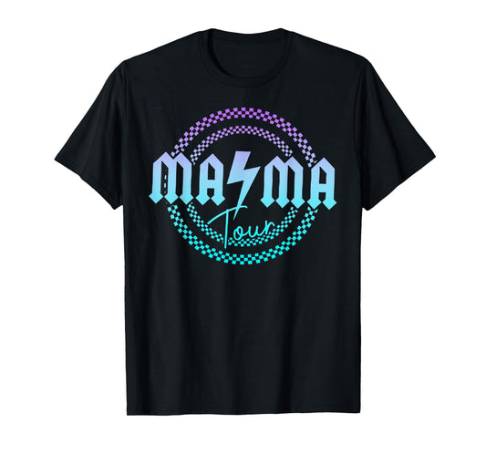 Mama Tour Rock Tour Mom's Life Mother's Day Family T-Shirt
