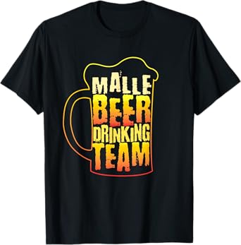 Malle Beer Drinking Team Measure T-Shirt