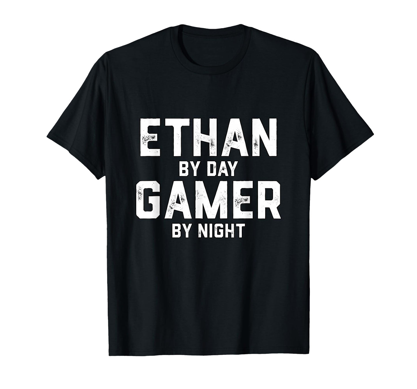 Ethan Gamer Halloween Gaming Costume for Men Named Ethan T-Shirt
