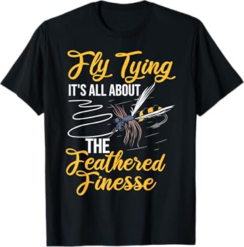 Brook Trout Fishing Fisherman Fish Fly Fishing Dry Fly Tying T-Shirt