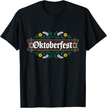 Oktoberfest Festival Lederhosen German Bavarian Costume Men T-Shirt