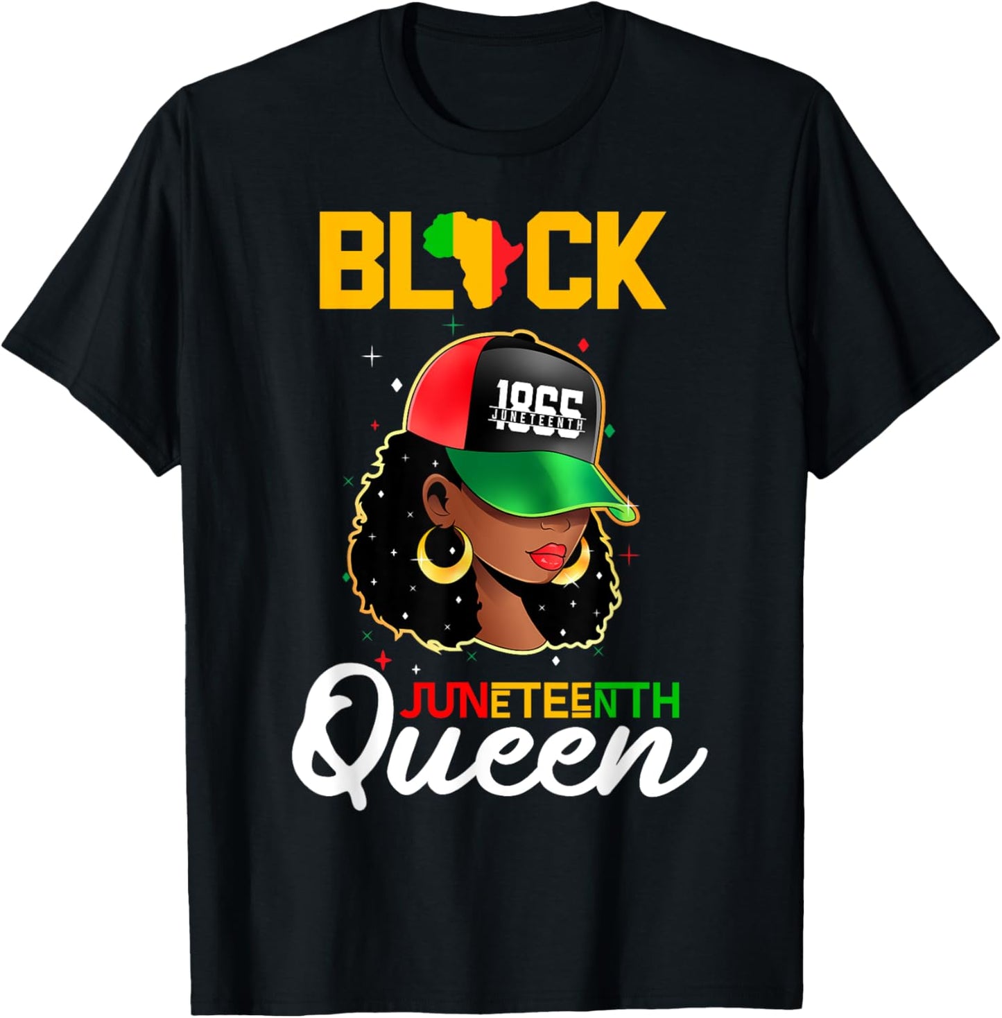 1865 Juneteenth Black Queen T-Shirt