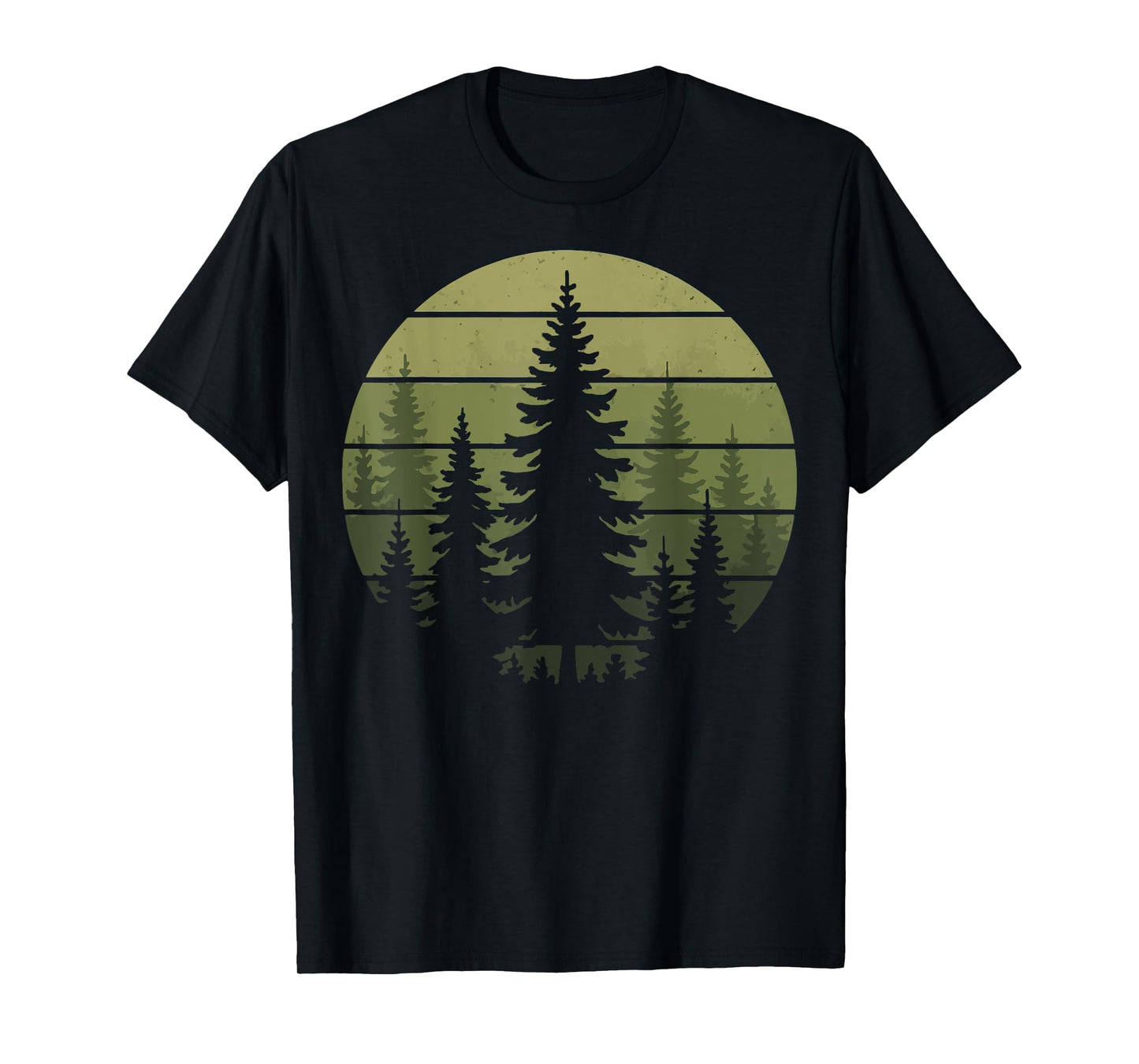 Forest Retro Nature Wildlife Outdoor T-Shirt