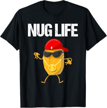Cool Chicken Nugget Art For Boys Kids Chicken Nugget Lover T-Shirt