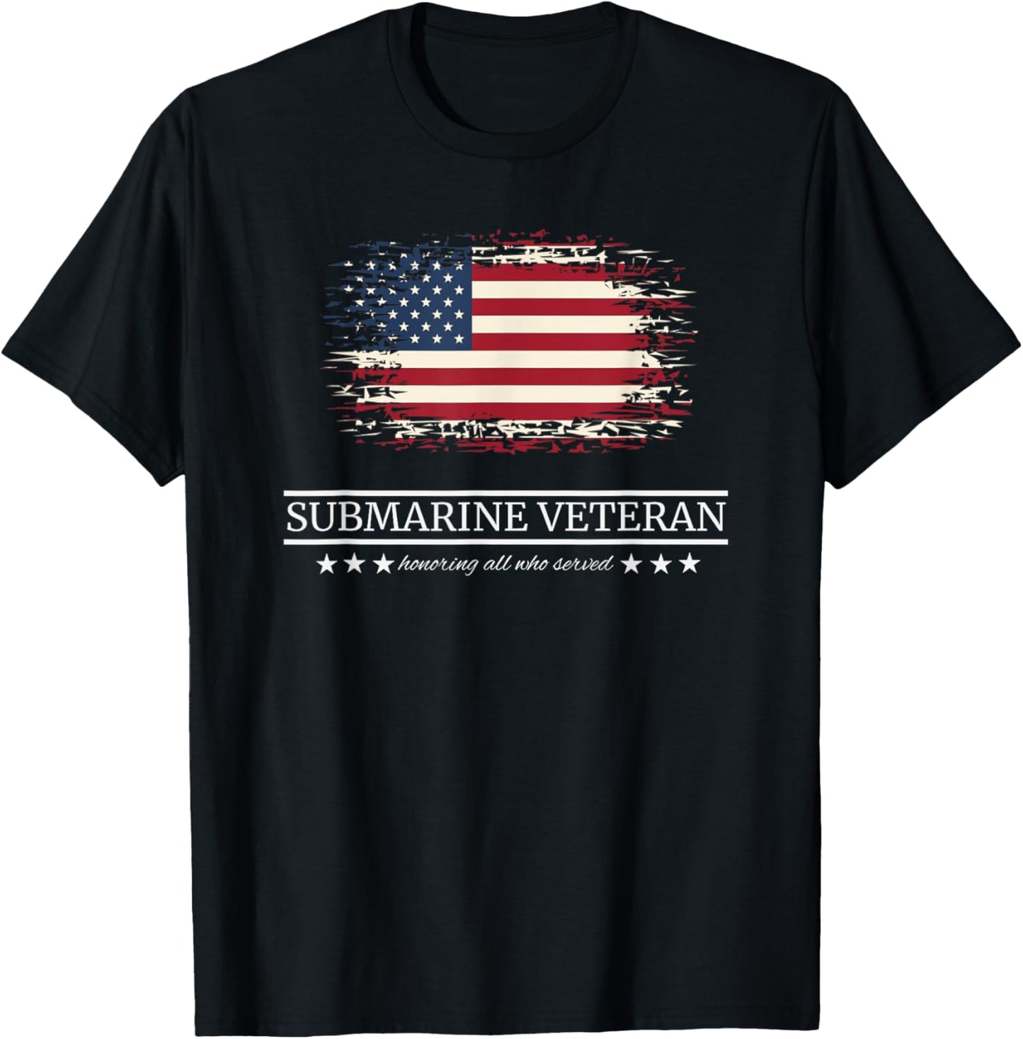 Vintage Submarine Veteran Silent Service T- Shirt T-Shirt