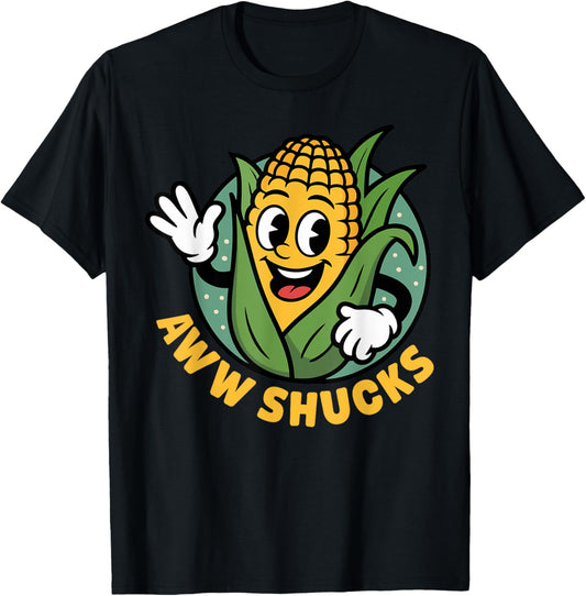Aww Shucks Corn on the Cob Funny Corn T-Shirt