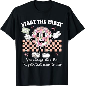 Groovy Disco Start Party VBS Vacation Bible School 2024 T-Shirt