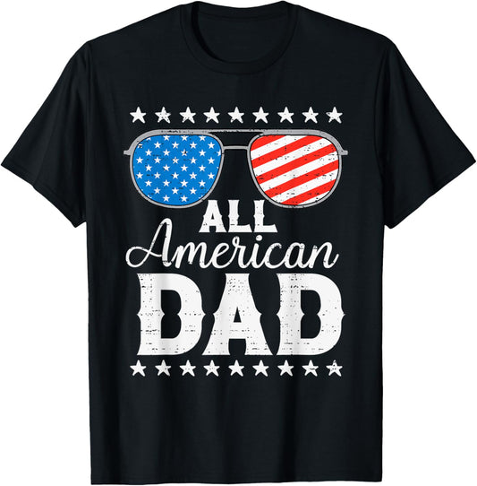 All American Dad 4th Of July Patriotic Usa Family Matching T-shirt
