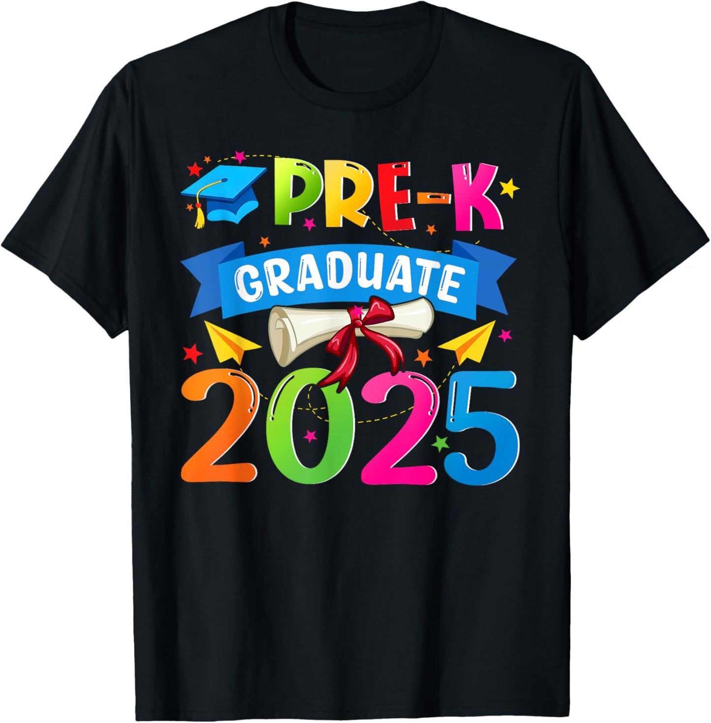 Pre-k 2025 Graduate Last Day Of School Boy Girl Kid T-shirt by TeeBrew