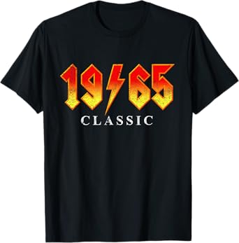 Vintage 1965 Classic Rock Legend 60 Year Old 60th Birthday T-Shirt