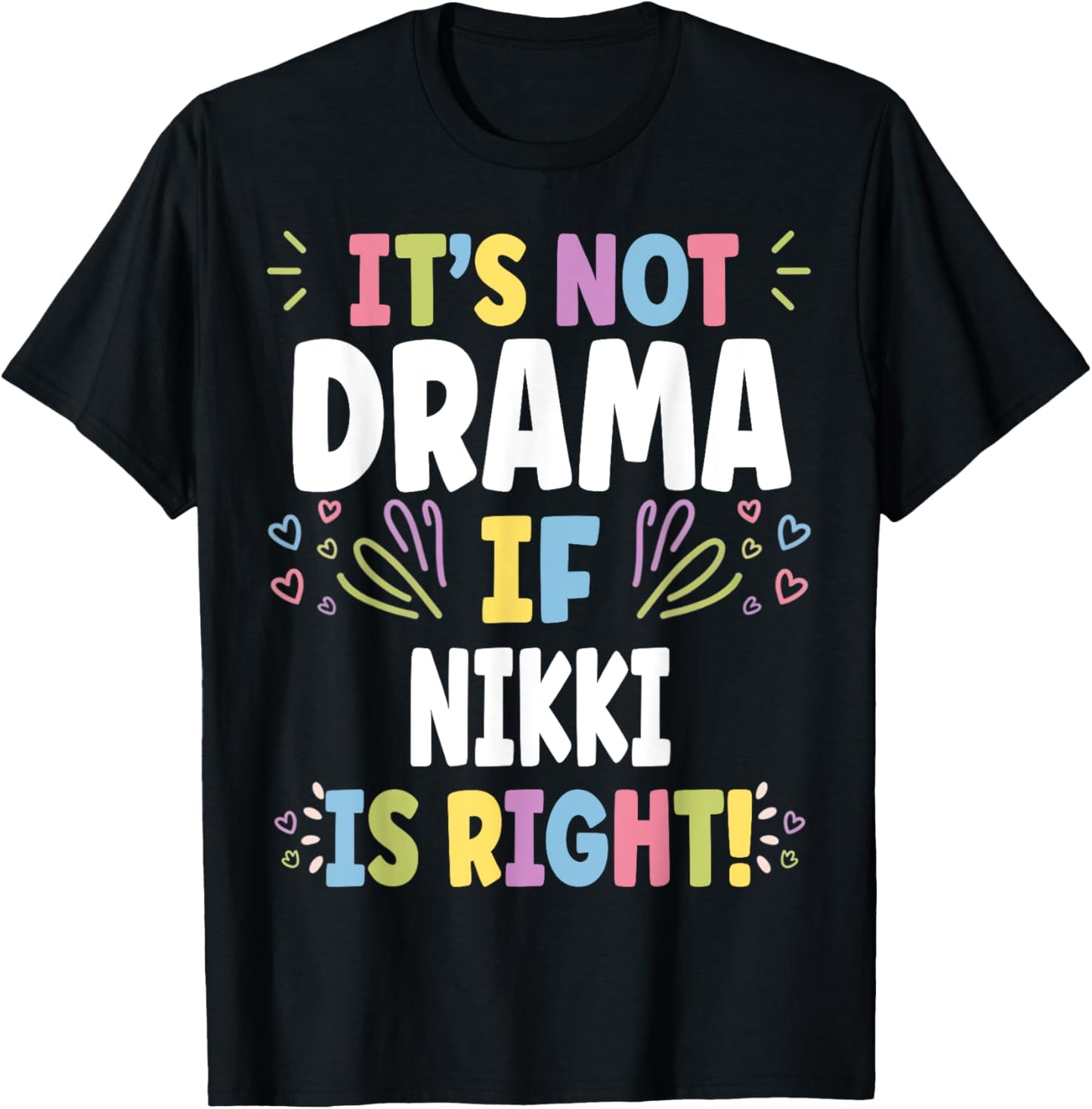 Nikki Personalized Women's Gift Custom Nikki T-shirt by TeeBrew