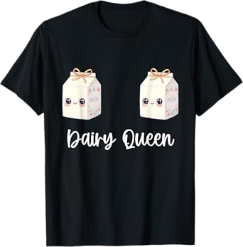 Dairy Queen Funny Breastfeeding Pumping Mom Mother's Day T-Shirt