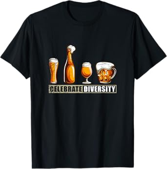 Funny Diversity Home Brewery Gift Craft Beer T-Shirt