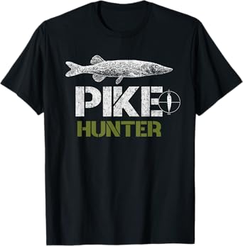 Pike Hunter Funny Fishing T-Shirt