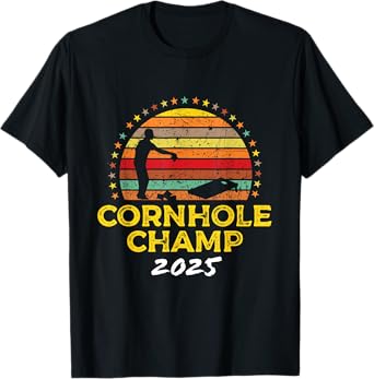 Cornhole Champion 2025, Cornhole Bags Tournament Winner T-Shirt