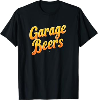 Retro Car Dad Garage Beers Fathers Day T-Shirt