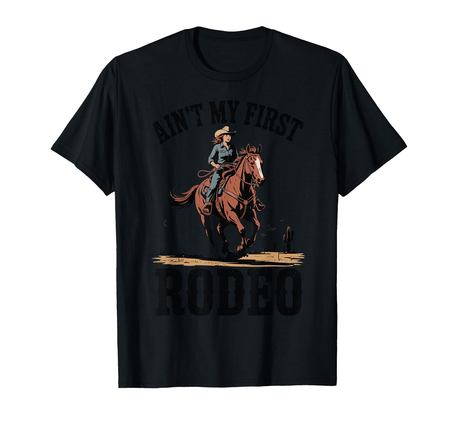Women This Aint My First Rodeo Toddler Girl Horseback Riding T-Shirt