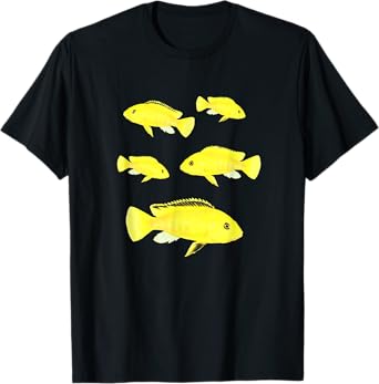 Yellow Lab Cichlids Lake Malawi Cichlid Fish Breeders T-Shirt