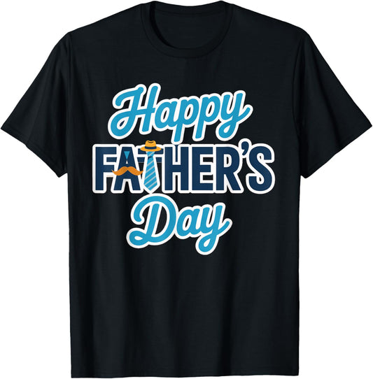 Happy Father's Day USA Flag Patriotic American Dad father T-Shirt