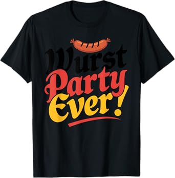 Wurst Party Ever Sausage Humor Oktoberfest T-Shirt