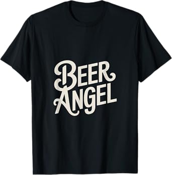 Beer Angel Fun Brew Lover Statement T-Shirt