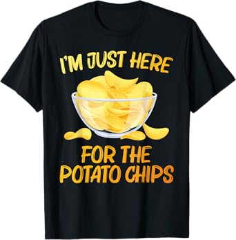 Cool Potato Chips Art For Men Women Kids Potato Chips Lover T-Shirt