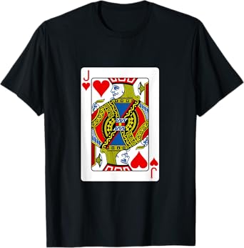 funny halloween shirt 2025 Jack Playing Card Costume fun T-Shirt