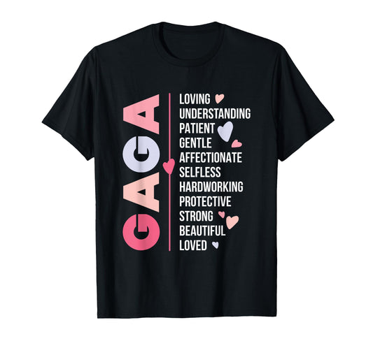 Gaga Grandma Gaga Grandmother Appreciation T-Shirt