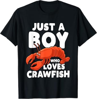 Just A Boy Who Loves Crawfish T-Shirt