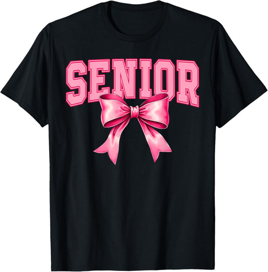 Coquette Senior Groovy Class Of 2025 Girls Graduation T-Shirt