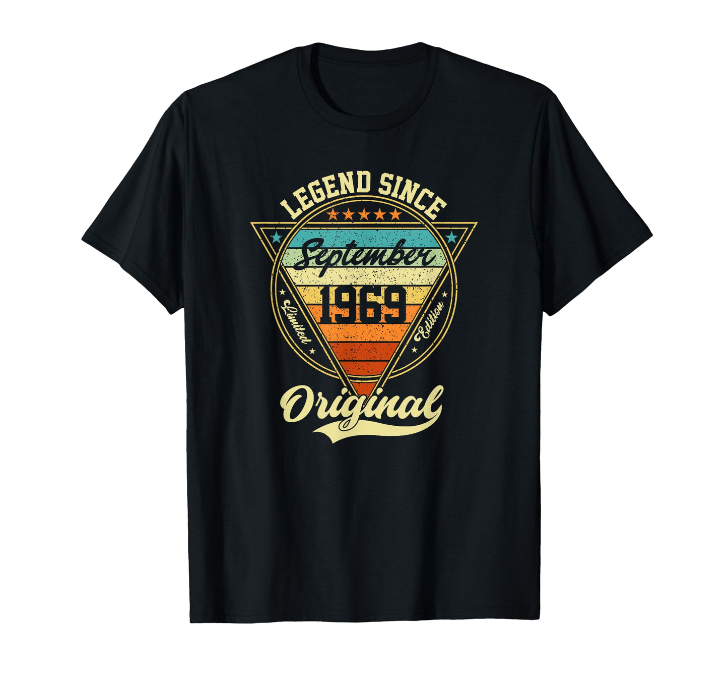 Vintage 56th Birthday Legend Since September 1969 T-Shirt
