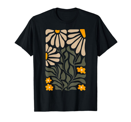 Vintage Matisse Style Wild Flowers T-Shirt