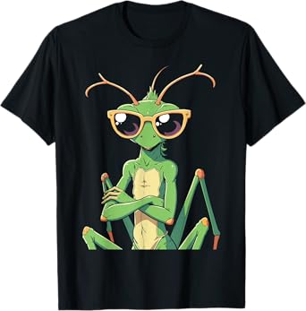 Praying Mantis For Kids Boys Girls Men Women Bug Insect T-Shirt