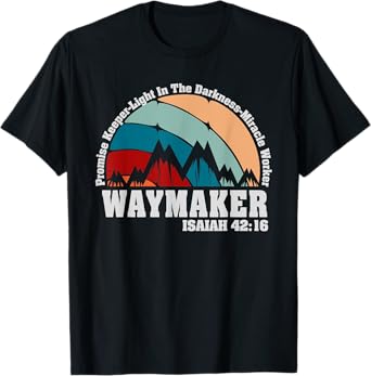 Waymaker Vintage Promise Keeper Miracle Worker Christian T-Shirt