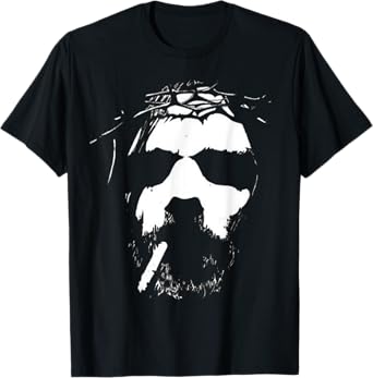 Vintage Jesus Smoking - Dark Style Art - God - Religion T-Shirt