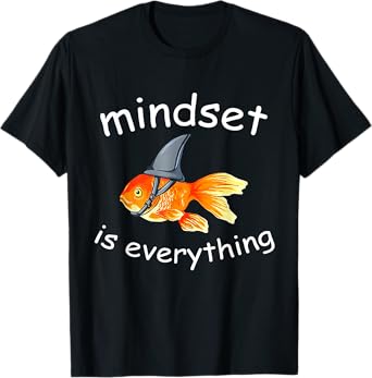 Everything Is Mindset Shark Fin Goldfish Vintage T-Shirt