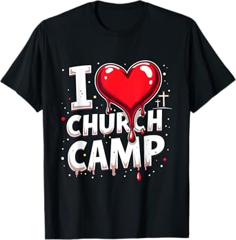 VBS Vacation Bible School I Love Church Camp Jesus VBS Crew T-Shirt