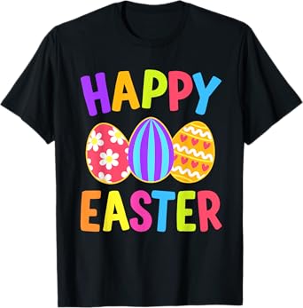 Happy easter day with colored eggs T-Shirt