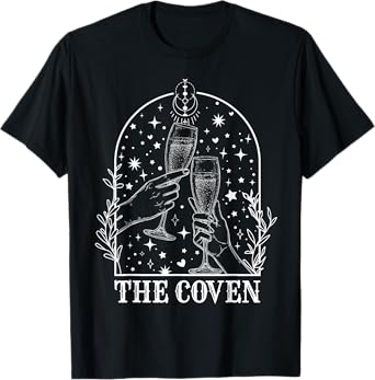 Witchy Coven Bride Tarot Matching Gothic Bachelorette Party T-Shirt