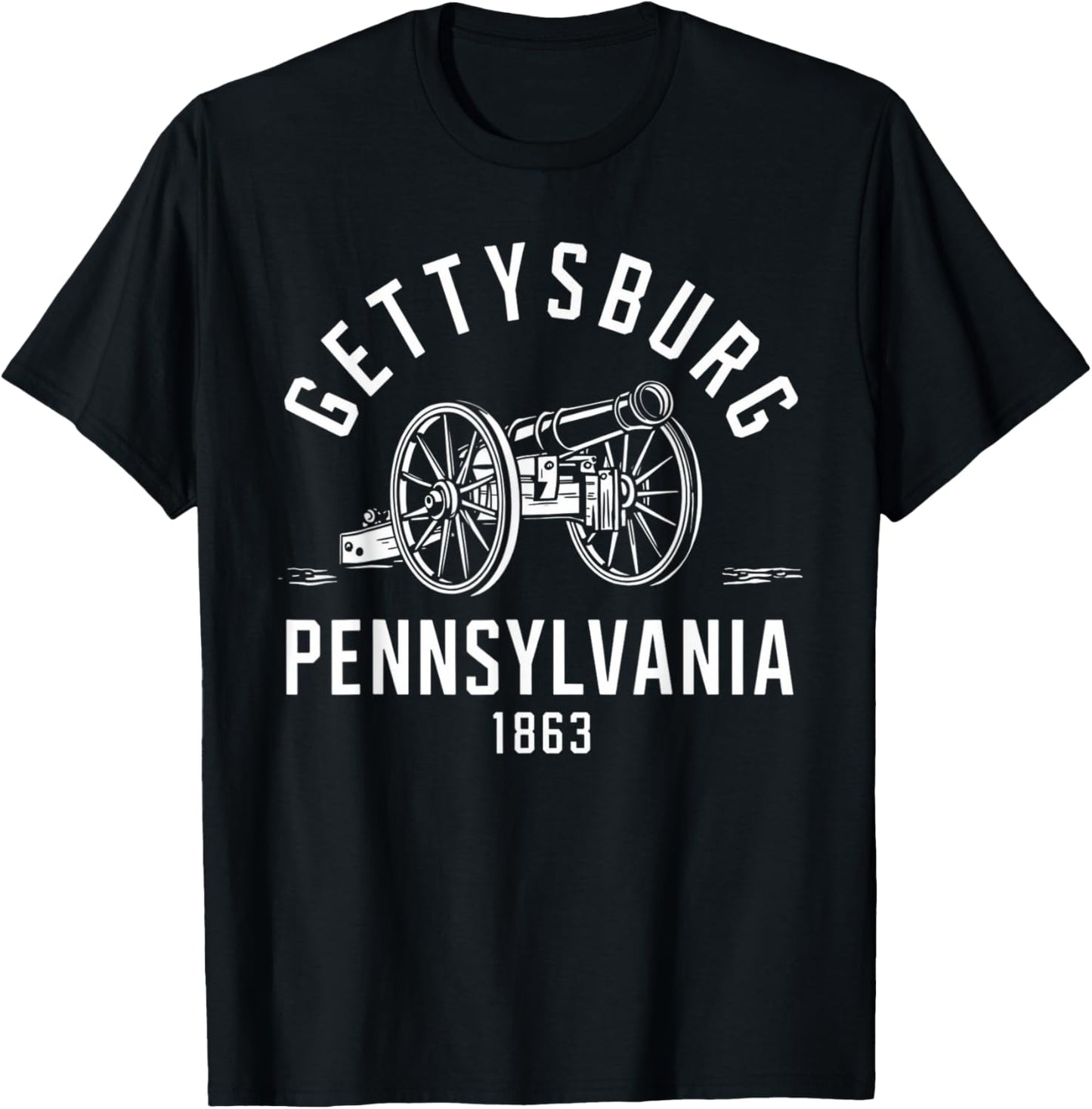 Gettysburg Pennsylvania 1863 Battlefield War Civil History T-shirt