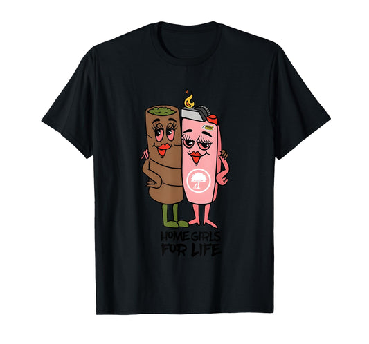 Homies Girls For Life Cute Best Friends T-Shirt
