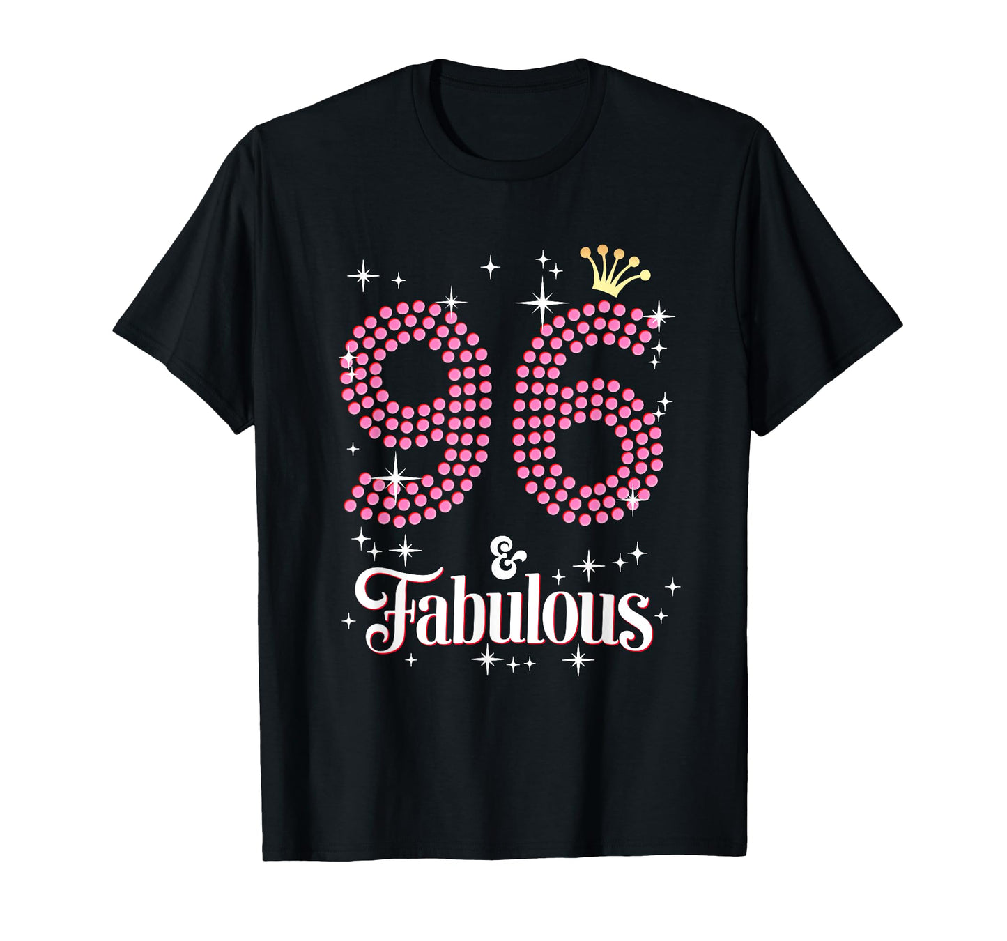 Womens 96 & Fabulous 96th Birthday Celebration For Ladies T-Shirt