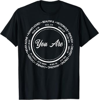 You Are Beautiful Bible Verse Christian Religious Men Women T-Shirt